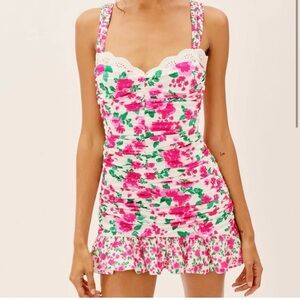 FOR LOVE AND LEMONS: Petal Tank Mini Dress